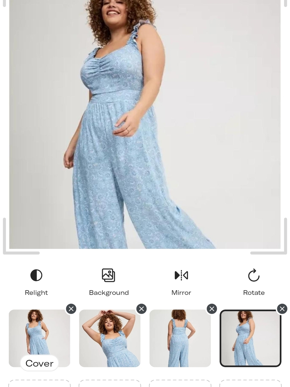 Torrid Ruffle Strap Jumpsuit